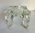 1980s Vintage Chantal Sculptural Ice Glass Trivet & Display Pedestal For Sale - Image 5 of 12