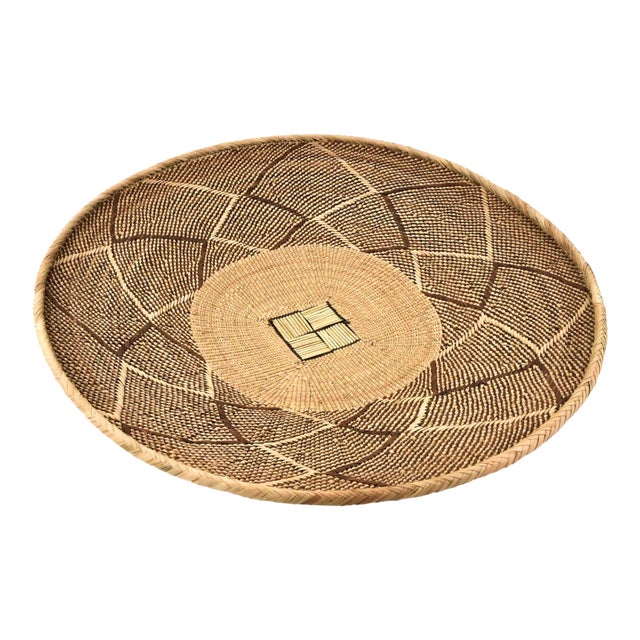 Early 20th Century Tonga Binga Basket 22 Inch For Sale
