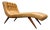 Chaise Lounge in Hardwood and Faux Leather, Unknown, 1950s For Sale