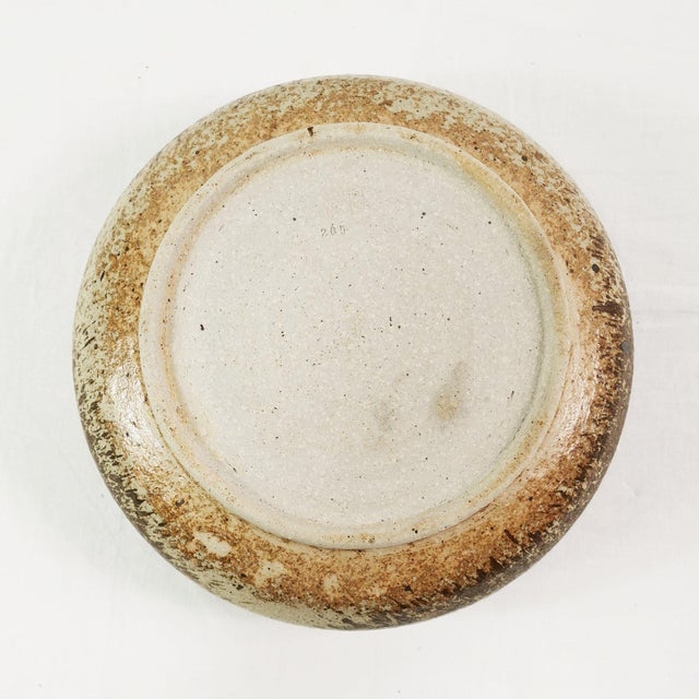 Large Mid-Century Modern Ceramic Bowl from Tromborg, Denmark, 1960s For Sale - Image 10 of 12