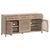 Cane Media Cabinet, Smoke Gray Oak For Sale - Image 11 of 12