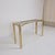 Metal Italian Rectangle Side Table in Brass Bamboo and Smoked Glass, 1970s For Sale - Image 7 of 15
