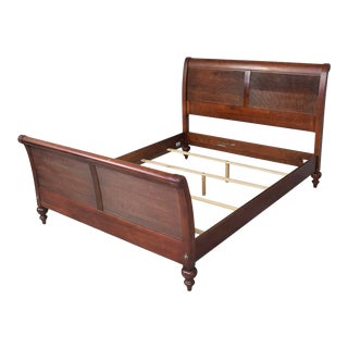 Ethan Allen British Classics Queen Sleigh Bedframe For Sale
