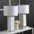 Transitional Olympia 29" Table Lamp in Black/White - a Pair For Sale - Image 3 of 6
