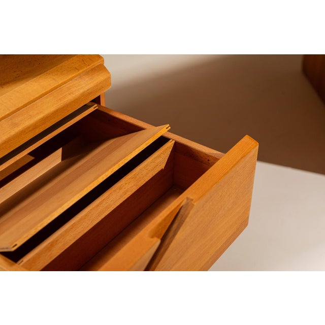 Adjustable Desk in Beech by Seltz, France, 1980s For Sale - Image 15 of 18