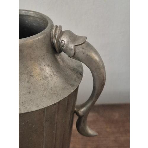 Vintage Swedish Pewter Vase by Herman Bergman, 1930s For Sale - Image 4 of 9