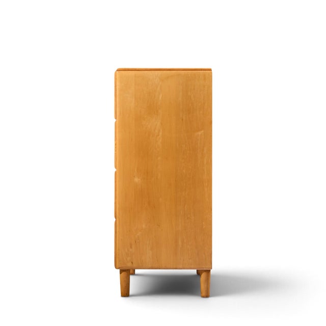 Mid 20th Century Russel Wright for Conant Ball Mid Century Maple Highboy Dresser For Sale - Image 5 of 7