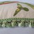 Vintage Needlepoint Green Parrot Down Feather Filled Pillow For Sale - Image 4 of 5