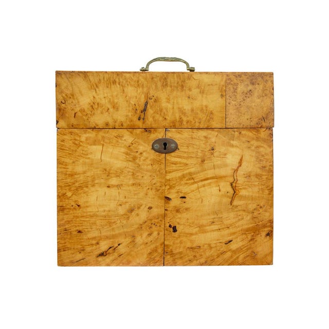 Swedish Burr Birch Table Box For Sale - Image 6 of 10