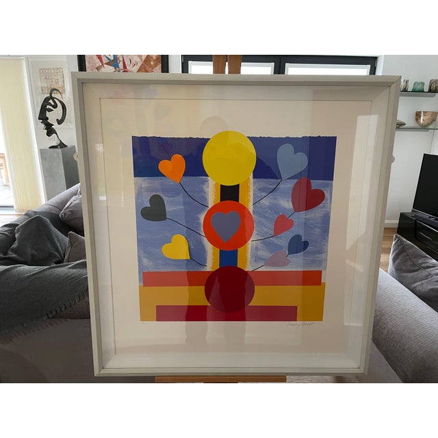 2000s "Sun Tree" Screen Print With Collage by Sir Terry Frost For Sale - Image 4 of 4