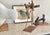This is a mid-20th century abstract expressionist sculpture constructed from welded iron and steel, featuring a prominent...