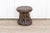 This vintage African Bamileke stool, originally use as a throne is hand carved from a single wood log with a waxed finish....