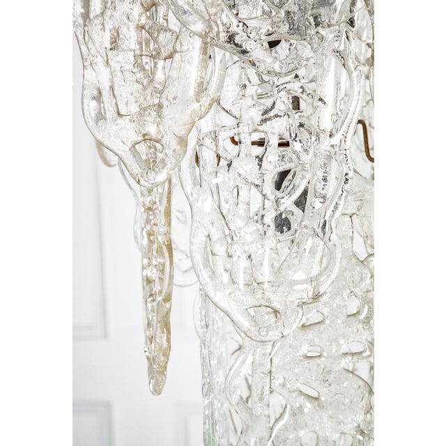 Chandeliers from Mazzega, 1970, Set of 2 For Sale - Image 3 of 9