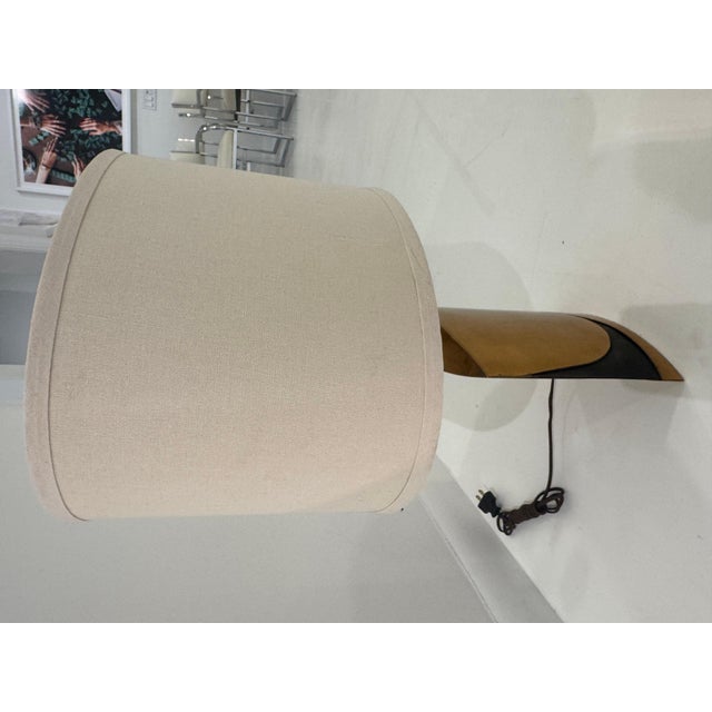 1970s 1970s Esa Fedrigolli Italian Bronze Sculptural Table Lamp For Sale - Image 5 of 11