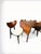 Mid-Century Modern Tola and Black Dining Table with Butterfly Chairs, 1960s, Set of 5 For Sale - Image 9 of 11