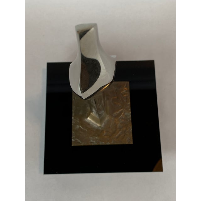 Abstract Bronze Sculpture by Joseph Burline For Sale In Chicago - Image 6 of 8