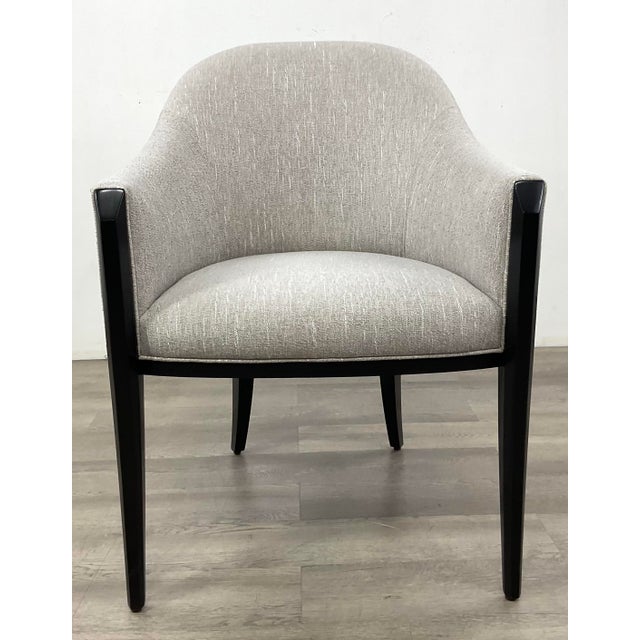 2020s Caracole Modern Gray Next Course Arm Chair For Sale - Image 5 of 6