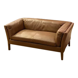 Timothy Oulton “Rider Leather “ 2 Seater Loveseat