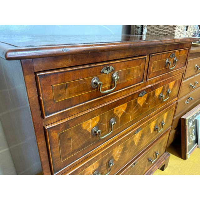 19th Century Georgian Chest of Drawers in End-Grain Wood Marquetry For Sale - Image 3 of 16