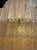 Amber 1970s Monumental Amber Textured Glass Leaf Tiered Chandelier For Sale - Image 8 of 11