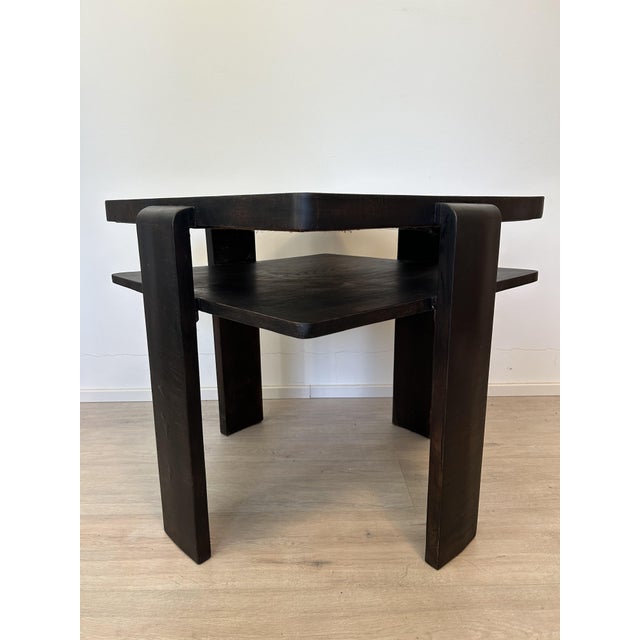 Bauhause Wooden Coffee Table, Germany, 1950s For Sale - Image 10 of 13