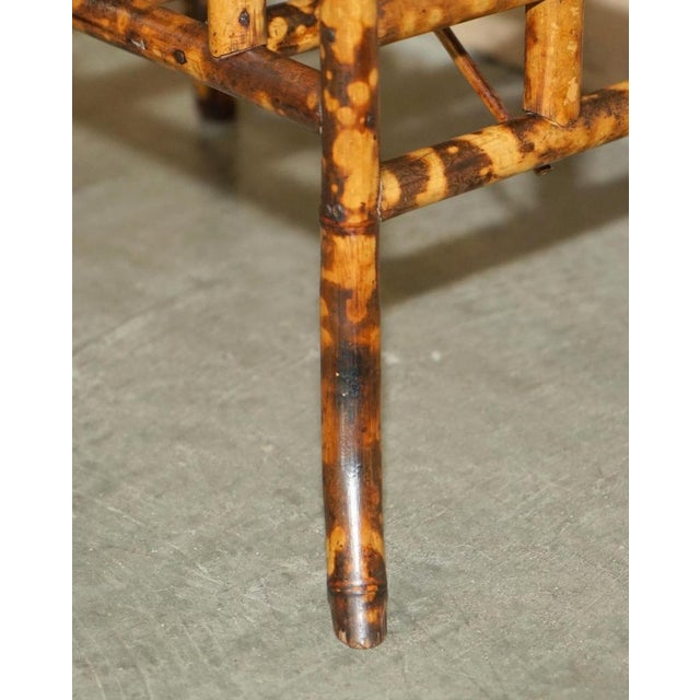 Movement Bamboo Carved Chinese Magazine Paper Rack, 1880s For Sale - Image 10 of 18