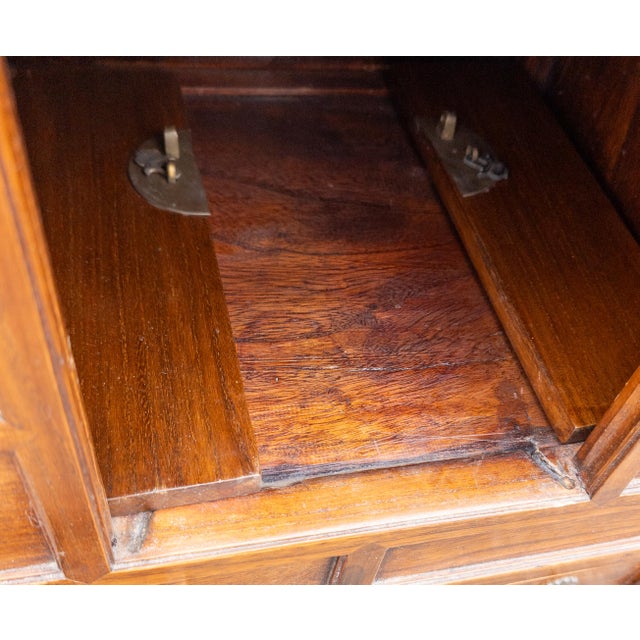 Early 20th Century Pair of Chinese Elm Cabinets for End Tables or Nightstands For Sale In New York - Image 6 of 14