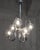 Italian Space Age Chandelier in Chrome, 1970s For Sale - Image 4 of 6