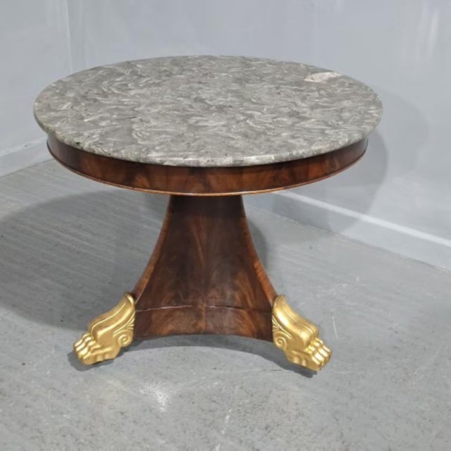 Gray French Gueridon Centre Table, 1880 For Sale - Image 8 of 8