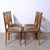 Louis XVI Chairs in Walnut, Italy, 1950s, Set of 4 For Sale - Image 4 of 16