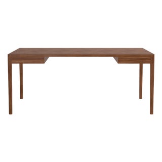 Minimalist Modern Work Desk in Walnut by Pedro Sotomayor For Sale