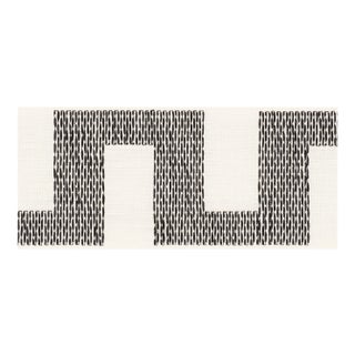 Schumacher Matrix Tape Trim in Black For Sale