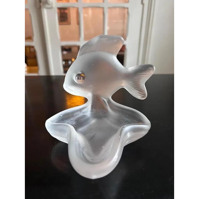 White Crystal Soap Holder from Cristalleries de Vannes, 1970s For Sale - Image 8 of 8