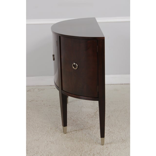 Ethan Allen Ethan Allen Cherry Demilune Four-Door Buffet Sideboard For Sale - Image 4 of 16