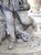 Wood Signed Antique French Plaster Sculpture, a Renaissance Boy and His Dog, C. 1880 For Sale - Image 7 of 18