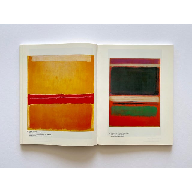 1970s " Mark Rothko 1903 - 1970 " a Retrospective " Vintage 1979 First Edition Abstract Expressionist Lithograph Print Exhibition Art Book For Sale - Image 5 of 12