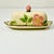 American Mid 20th Century Americana Boho Chic Franciscan Desert Rose Covered Butter Dish, Rose Finial For Sale - Image 3 of 12