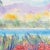 'Tropical Lagoon' by B. Metcalf, Impressionist Landscape With Palm Trees and Bougainvillea For Sale - Image 4 of 7
