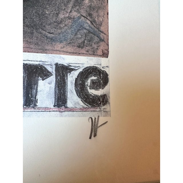 Vintage color lithograph by Horst Janssen (1929 – 1995) on Van Gelder Zonen paper. Pencil Signed bottom right....