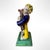Ceramic Vintage Italian Barefoot Golfer Hand-Painted Ceramic Sculpture – Signed For Sale - Image 7 of 8