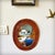1960s Vintage Embossed Leather Mirror, 1960s For Sale - Image 5 of 16