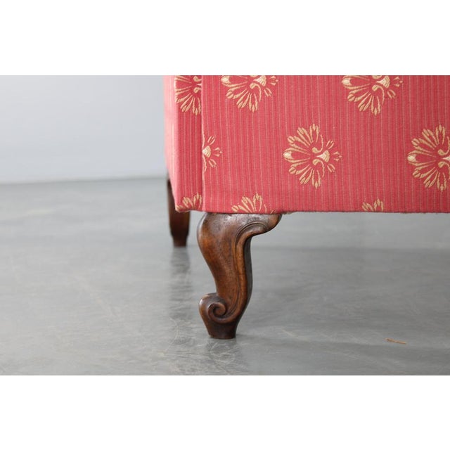 Antique Paravan with Fabric, 1900 For Sale - Image 8 of 14