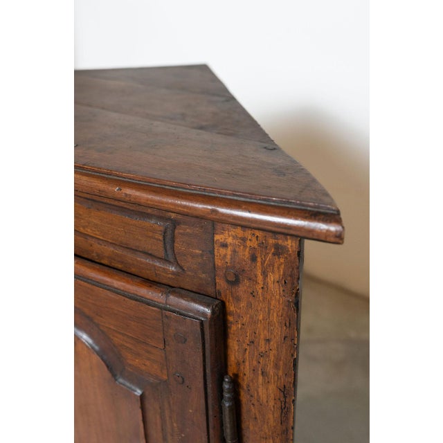18th Century French Provincial Louis XV Corner Cabinet For Sale - Image 15 of 18