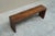 Wood Architectural Bench in Oak with Patina, 1950s For Sale - Image 7 of 14