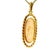 Vintage Italian 18k Gold Oval White Opal Rope Frame Pendant For Sale - Image 4 of 12
