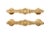 Hollywood Regency Brass Bar Door Handles - a Pair For Sale - Image 3 of 5