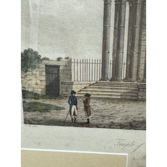 Design Plus Gallery presents an Engraving of the Temple of Cauis & Lucius Caesar by Cornelius Apostool. The Temple of...