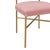 Kim Blush Performance Velvet Chair For Sale - Image 4 of 7