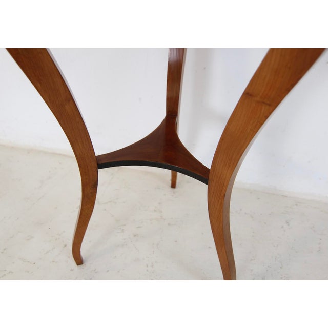 19th Century German Biedermeier Cherry Wood Side Table For Sale - Image 11 of 18
