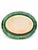 Vintage Large Green Platter Majolica Style With Embossed Fish Jumping for Hook For Sale - Image 9 of 11